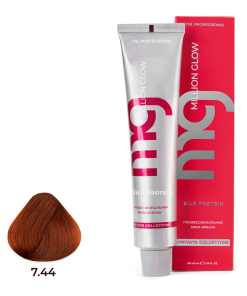 TNL MILLION GLOW PRIVATE COLLECTION SILK PROTEIN КРЕМ-КРАСКА ДЛЯ ВОЛОС 7.44 100МЛ