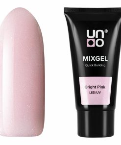 Uno Mixgel Quick Building Bright Pink Полиакриловый Гель 30Г