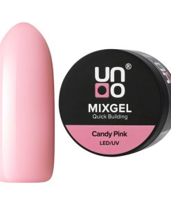 Uno Mixgel Quick Building Candy Pink Полиакриловый Гель (Шайба 30гр.)