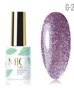 Mio Nails Гель-лак G-21. Пурпурный блеск, 8 мл