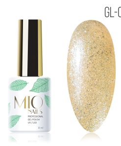 Mio Nails Гель-лак GL-07. Светлое золото, 8 мл
