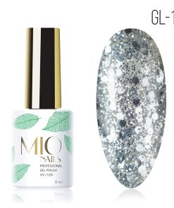 Mio Nails Гель-лак GL-16. Горный хрусталь, 8 мл