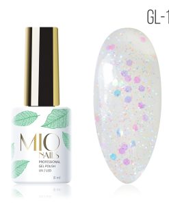 Mio Nails Гель-лак GL-18. Нежные блики, 8 мл