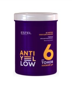 Estel Anti Yellow Пудра для обесцвечивания волос до 6 тонов 500 гр