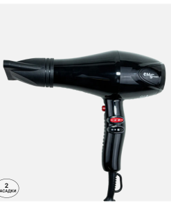 Фен для волос 2400W чёрный, 2 насадки Mark Shmidt арт.MS8828 BLACK