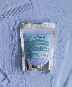 Обесцвечивающая пудра для волос ADRICOCO Sweet Blond голубая, 250 г